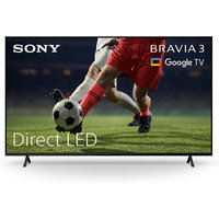Sony 75"BRAVIA 3 Direct LED 4K HDR Smart GOOGLE TV-K75S35BP(Playstation Remote Play,Google Cast,Dolby Vision/Atmos)