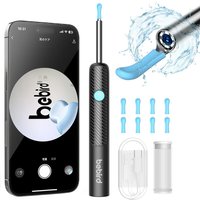 Bebird T3 oorsmeerverwijderaar met 1080p camera, draadloze wifi otoscoop met zachte siliconen oorschep, 3.5mm ultradunne oorreiniger met 6 leds, IP67 waterdicht, voor volwassenen en kinderen (iOS & Android)