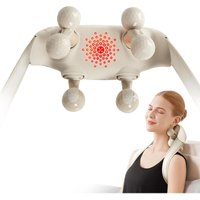 SKG H7 Ultra Nek-en schoudermassageapparaat met Verlichting van nekpijn roterende kneedmassage en rode lichtmoxibustie Cadeau voor geliefde