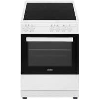 Simfer SIM61CW 60cm White Electric Single Cavity Ceramic Cooker