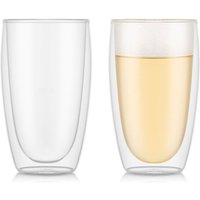 Bodum PAVINA Set of 2 - 450ml Double Walled Thermo Glasses - Large