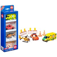 Siku Rescue team cadeauset - VW Kever ambulance, Mercedes-Benz ambulance, helikopter, multikleur