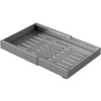 VIVREAL Extendable Storage Rack – Gray Small Drill-free Pull-out Basket, Stainless Steel, Adjustable 12.6–20.5 in, Easy Installation, S32G, New Year Sale , Top gift picks