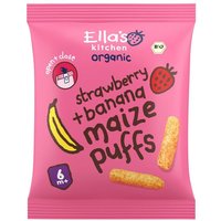 Ella's Kitchen BIO Maïs Puffs Aardbei & Banaan 20 g