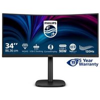 Philips 3000-serie 34B2U3600C/00 computermonitor 86,4 cm (34") 3440 x 1440 pixels Wide Quad HD LCD zwart