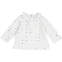 Chicco T-shirt met lange mouwen 74 licht natuur