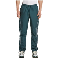 Urban Classics piped paneel-joggingbroek - flessengroen - maat L