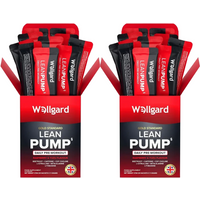Wellgard Lean Pump Pre Workout Powder Raspberry Yuzu Flavour - 25 Sachets (2 Packs)