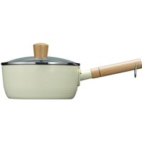 COOKER KING groene nevel antiaanbaksteelpan, melkpan, noedelpan, kleine kookpan - 20 cm - kookpan met deksel 20 cm