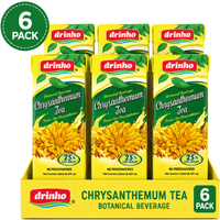 Drinho chrysantenthee, 25% minder suiker, 6 x 250 ml