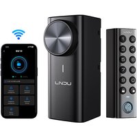 LNDU DL500 Smart Locks Easy Installation Home Safety System with Fingerprint Password Electric Retrofit Exterior Door Lock