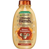 Garnier Ultimate Blends Honey Treasures Shampoo, AML Acacia + Manuka + Lavender, 400ml