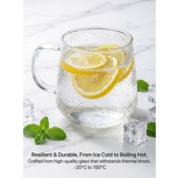 Ju7cer Transparent cup Glass Cup Tea Glasses Drinking Glasses Coffee Glass 280ml 1pc