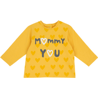 Chicco T-shirt met lange mouwen - Maat 74 Medium - Geel