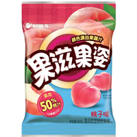 Orion gummie-snoepjes (perziksmaak), 60 g