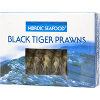 Nordic Seafood black tiger garnalen met kop en schaal 750 g