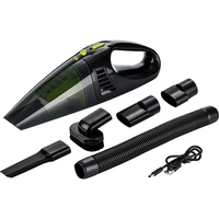 ATSHARK A-016 Vacuum Cleaner - Handheld Vacuum Cleaner, Small Portable Car Vacuum Cleaner (Wireless) 1800mAh*2, ABS Material, 1 Pack, Black