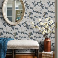 Murgall Lush Branches Peel and Stick Wallpaper Blue 44x508cm 1 Roll