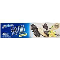 Oreo Dunne Knapperige Sandwichkoekjes Vanille Crumble Smaak 95g