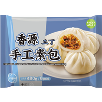 FRESHASIA Chinese broodje met vulling van paddenstoel en bamboescheut 480 g/pak