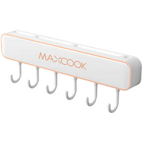 Maxcook Punch-free Knife Rest With Hooks White MCZW7223