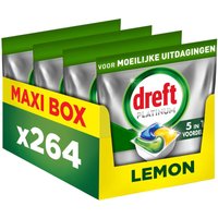 Dreft Platinum Vaatwastabletten Citroen - 4 x 66 stuks