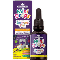 Natures Aid Mini Drops Immune Plus for Kids - 50ml