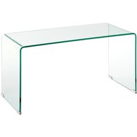 Interiors by Premier Coffee Table Matrix Curved Glass Clear