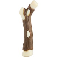 Blinkit Branch-Shaped Dog Chew Toy, Cowhide and Nylon Durable Stick Toy for Aggressive Chewers (17.7×7.3×3.3cm)