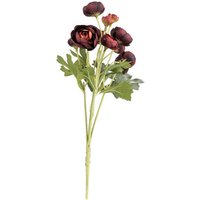 Candlelight Artificial Camelia Flower Stem Burgundy 38cm