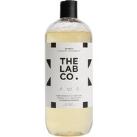 The Lab Co. Sports Laundry Wash. 1 litre for up to 64 washes. Cuban Grapefruit and Ylang Ylang. For active-wear and swimwear. Non-Bio detergent suitable for hand-wash and machine washing.