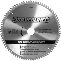 Silverline TCT Veneer Blade 80T