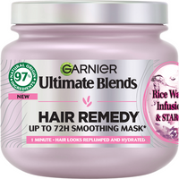 Garnier Ultimate Blends Rice Water Infusion & Starch Hair Remedy Mask for Long Hair 380ml