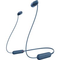 Sony WI-C100 Wireless Neckband Earphones (Blue)