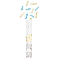 Unique Party "Hello Baby" Blue Confetti Cannon