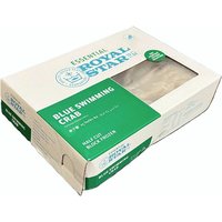 ESSENTIAL ROYAL STAR Half Cut Raw Blue Swimming Crab (U10) 1 kg