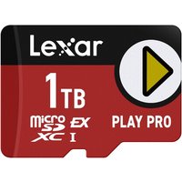 Lexar PLAY PRO MicroSDXC Express Card 1TB, up to 900MB/s Read, 600MB/s Write, Gaming-Optimized, A2, 4K, High-Speed Micro SD Memory Card for Handheld Consoles, Switch, Portable Gaming Device