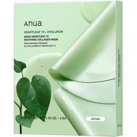 ANUA Heartleaf 70 kalmerend collageenmasker 38 g (1 stuk) x 4 sets