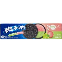Oreo Sandwichkoekjes met Kristal Druif- en Perziksmaak 97 g