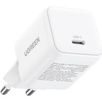 UGREEN X512 20 W GaN 1 x USB-C wandlader - wit, compatibel met iPhone 17/16/15, iPad Pro, Pixel 9, Samsung Galaxy S24/S23, Tab A8/S8, enzovoort.