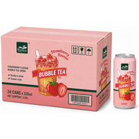 Tropical Bubble Tea Aardbei 235 ml × 24