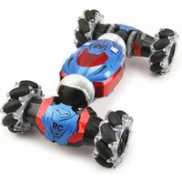 S4DRC HYPER 1:16 Gebarenbestuurd RC-stuntauto, 4WD transformeerbare offroad-driftauto dubbele afstandsbediening LED-verlichting speelgoedcadeau voor kinderen 1 stuk in blauw.