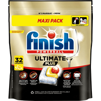 Finish Ultimate Plus - Citroen - Vaatwastabletten - 32 capsules