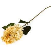 Candlelight Artificial Hydrangea Flower Stem Cream 75cm