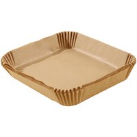 BJ 20cm Square Air Fryer Paper, 50-Piece Set