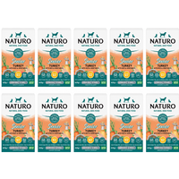 Naturo Natural Pet Food Turkey with Rice and Vegetables Senior Dog 8 Years+ 400g x 10