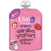 Ella's Kitchen 6+ maanden Griekse stijl yoghurt met aardbei 90 g