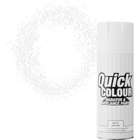 Rust-Oleum Quick Colour Radiator Spray Paint White 400Ml