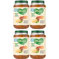 Olvarit maaltijd 8 maanden+ spaghetti bolognese 200 g * 4