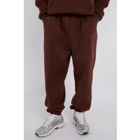 Third Avenue High Rise Relaxed Fleece Joggers - Vintage Brown